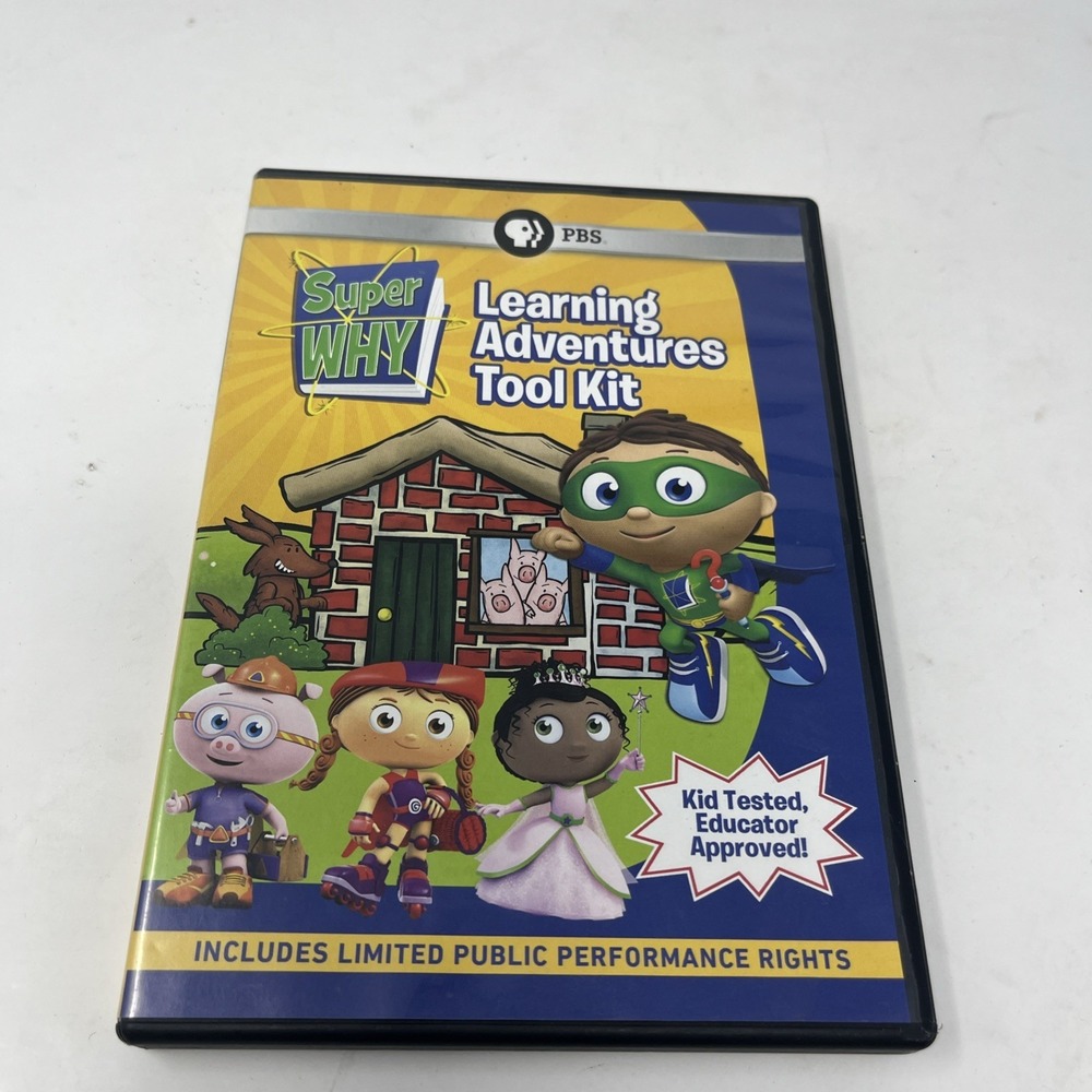 Super Why Learning Adventures Tool Kit PBS DVD